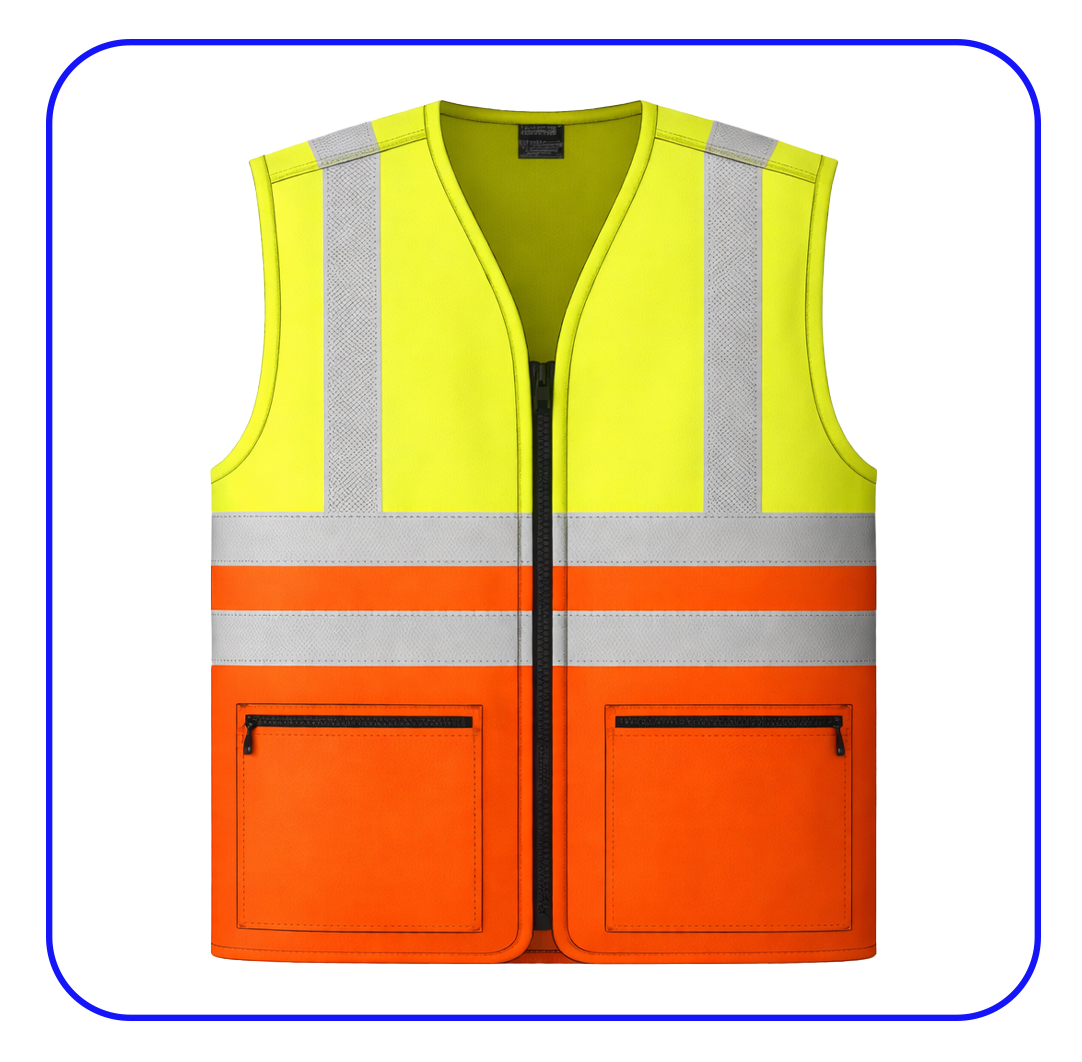 Chaleco de seguridad cuello V