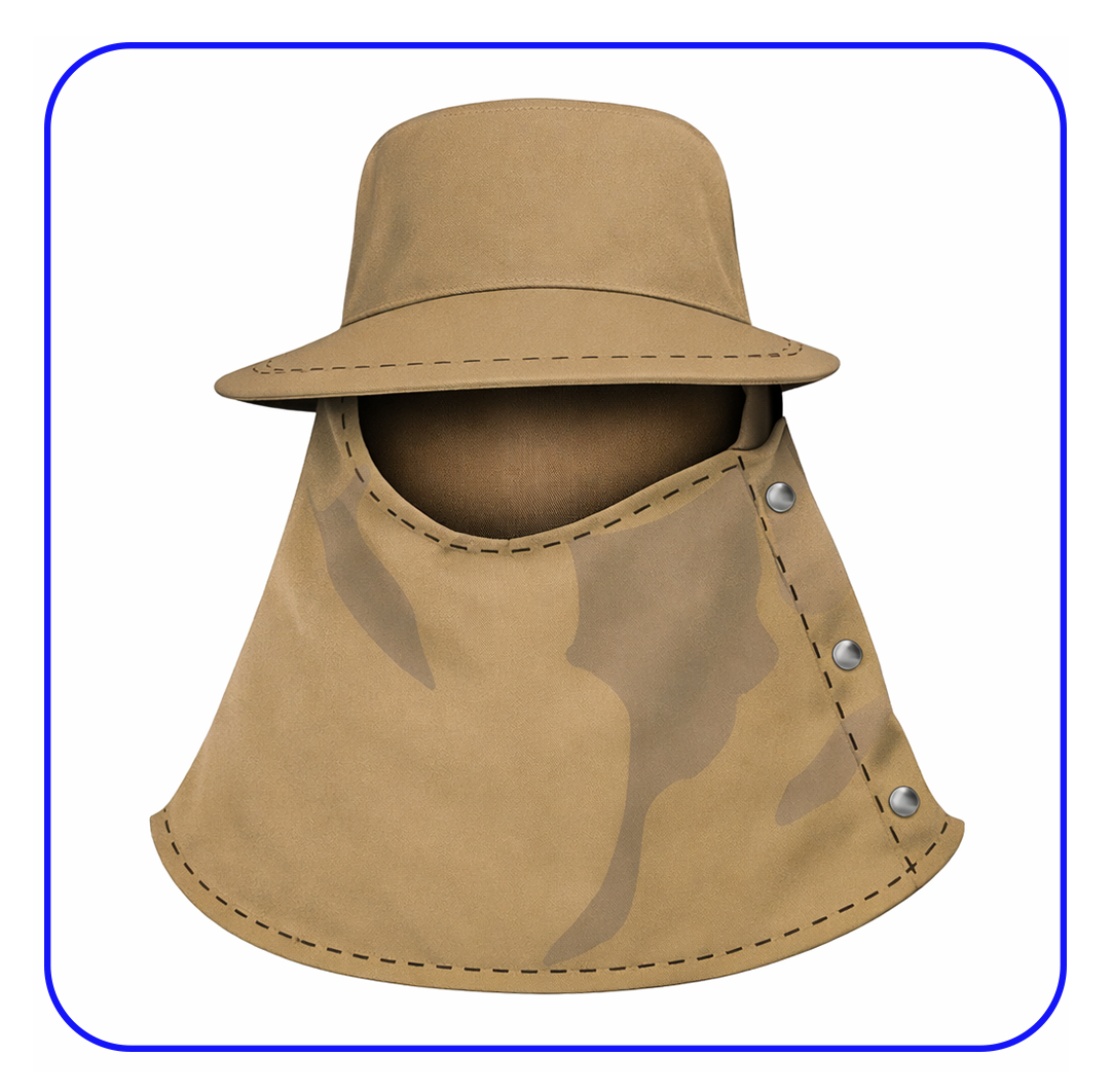 Gorro legionario con capa completa