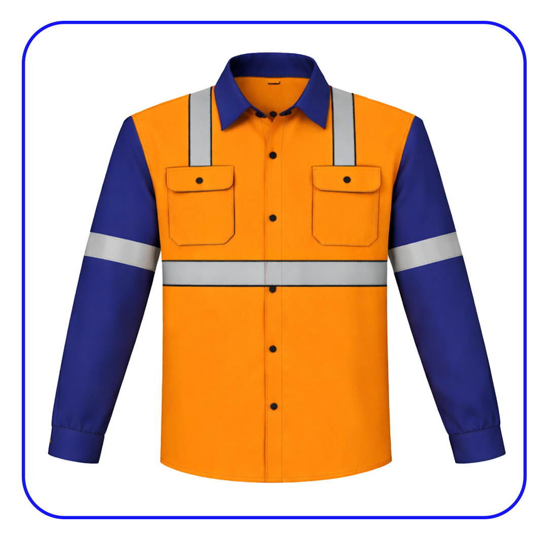 Camisa con cinta reflectiva