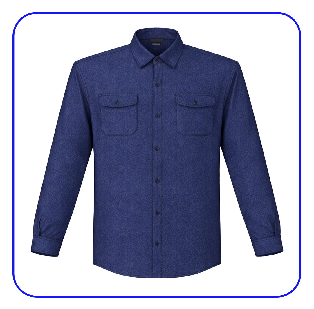 Camisa jean con forro polar