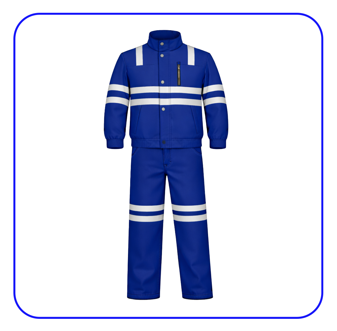 CASACA Y PANTALÓN CON FORRO POLAR Y DOBLE CINTA