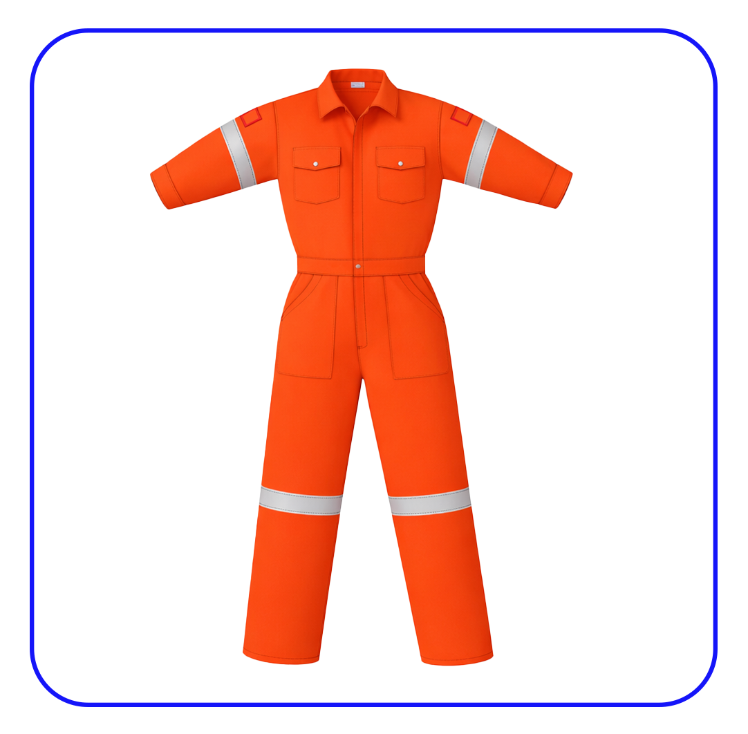 MAMELUCO DRILL TÉRMICO ANTIFLAMA DE SEGURIDAD