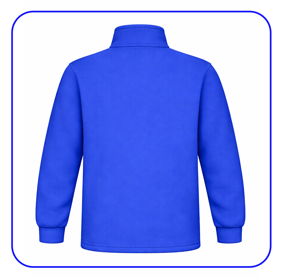 Polera polar vista trasera