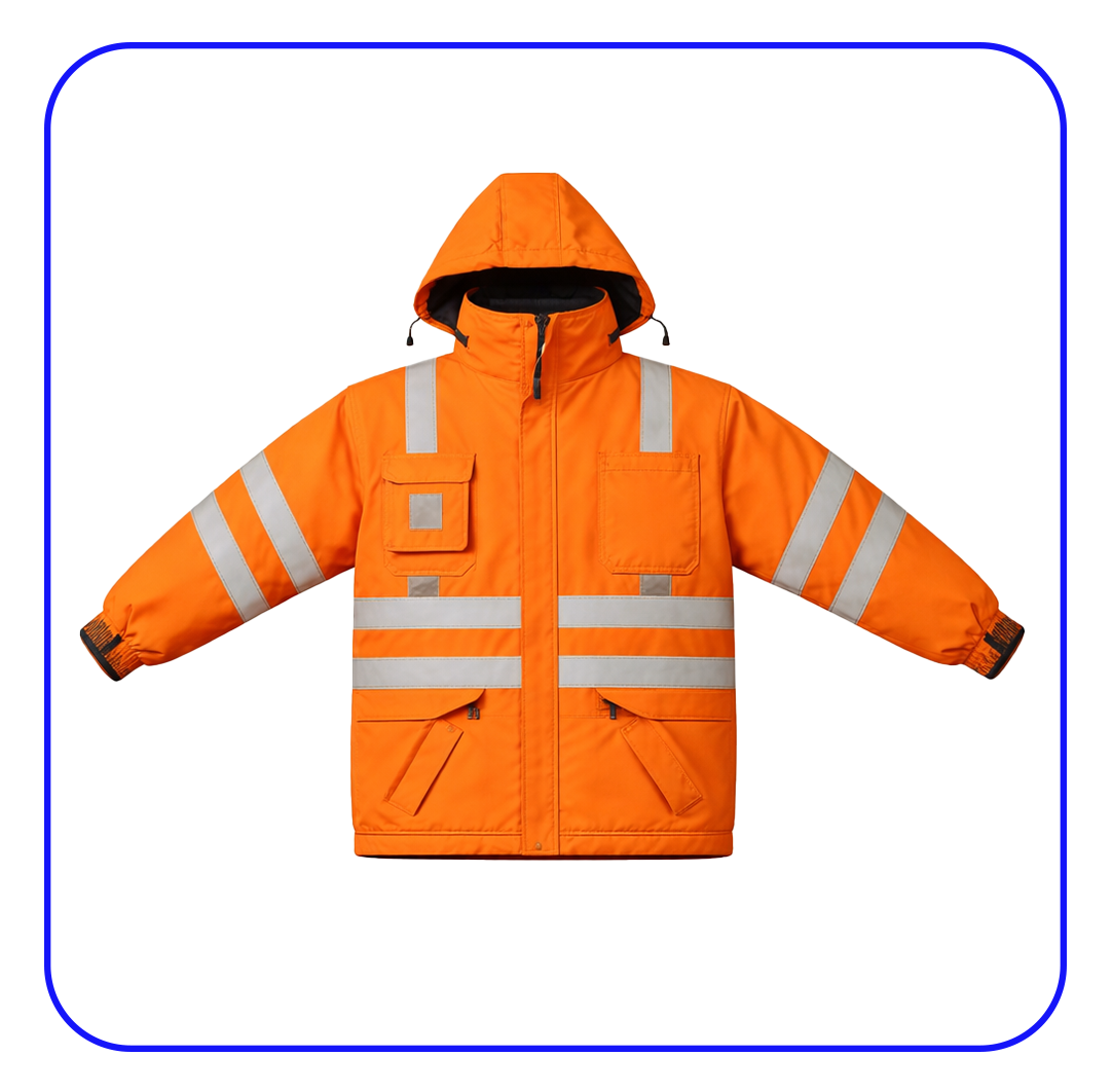 Casaca térmica con porta fotocheck