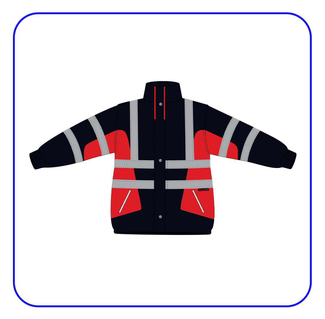 Casaca térmica para bajas temperaturas