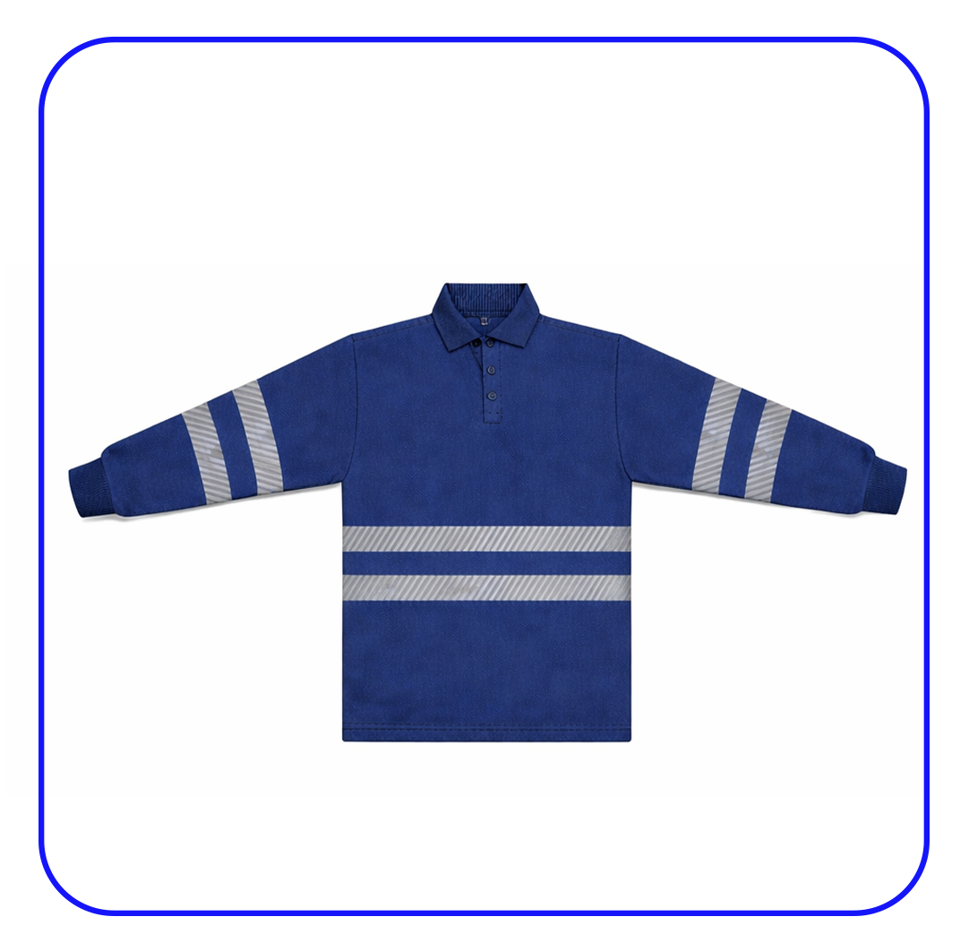 Polo cuello camisero