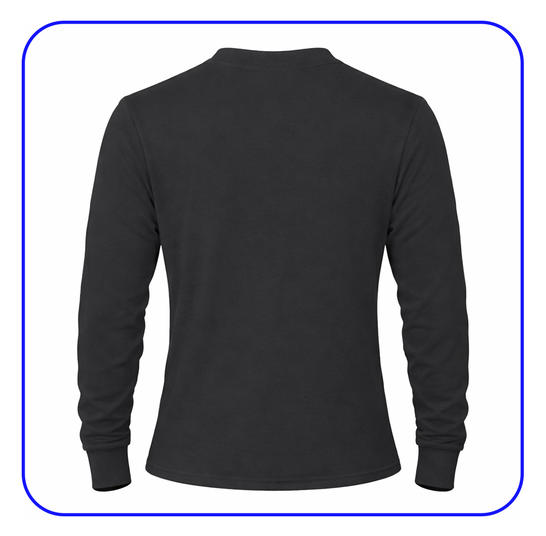 Polo manga larga cuello camisero