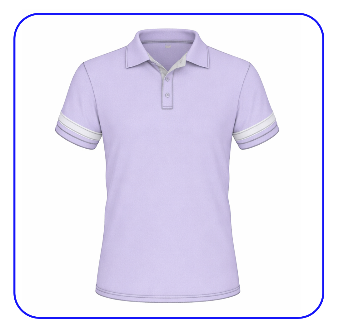 Polo manga corta cuello camisero